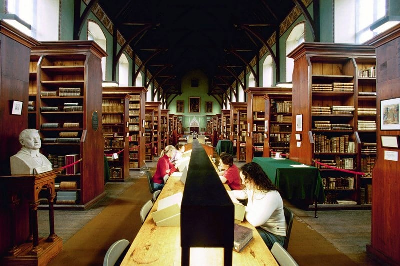 Studying in Russel library---NUI Maynooth