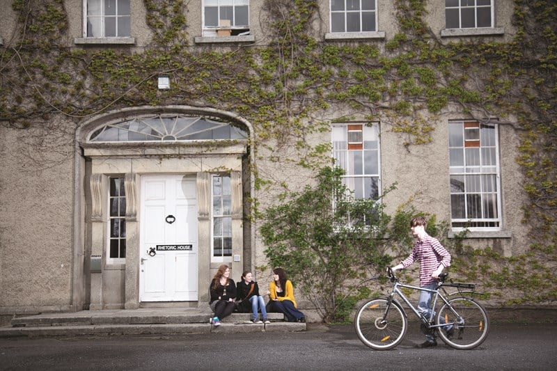 bike guy at rhetoric house---NUI Maynooth